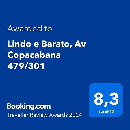 Lindo E Barato, Av Copacabana 479/301 Rio de Janeiro Extérieur photo